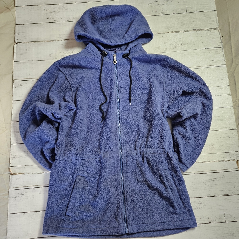 Vintage Lands End Polartec Fleece Blue Size Small